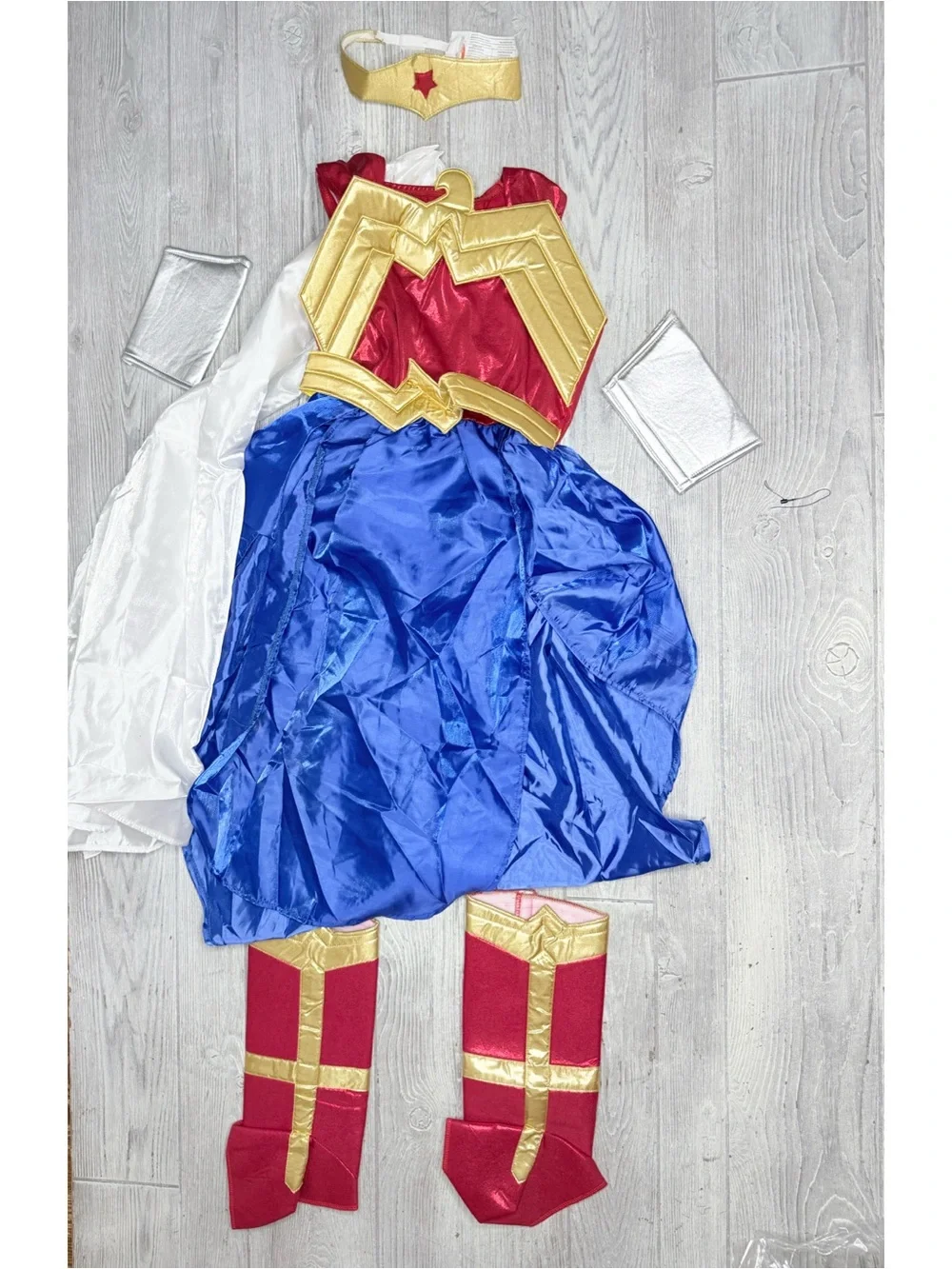 DC Super Hero Girls Wonder Woman Girls halloween Costume large cosplay dress up
